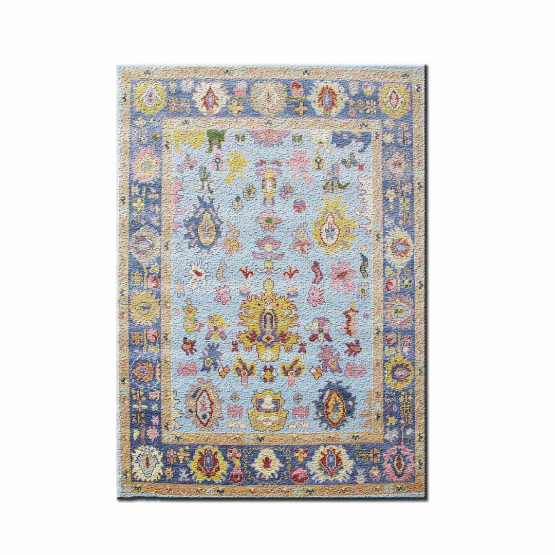 VALORIAE - Hand Knotted Oushak Carpet